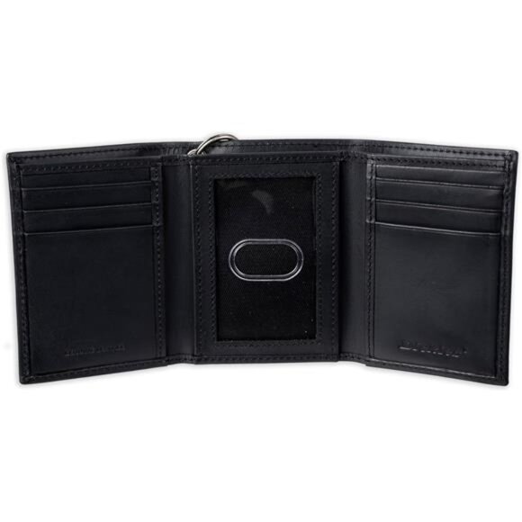 Men's Trifold Wallet with Chain - Picture 3 of 8